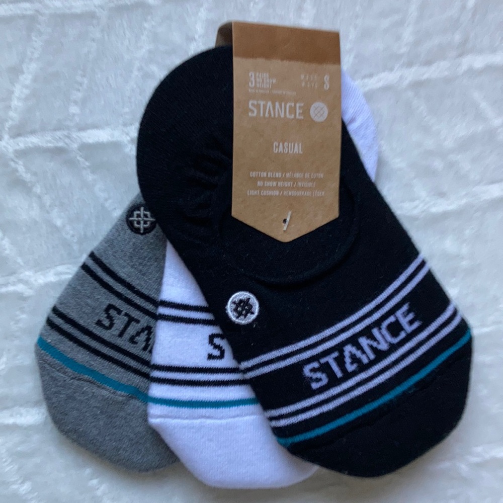 (3)Stance Gamut Super Invisible No Show Socks